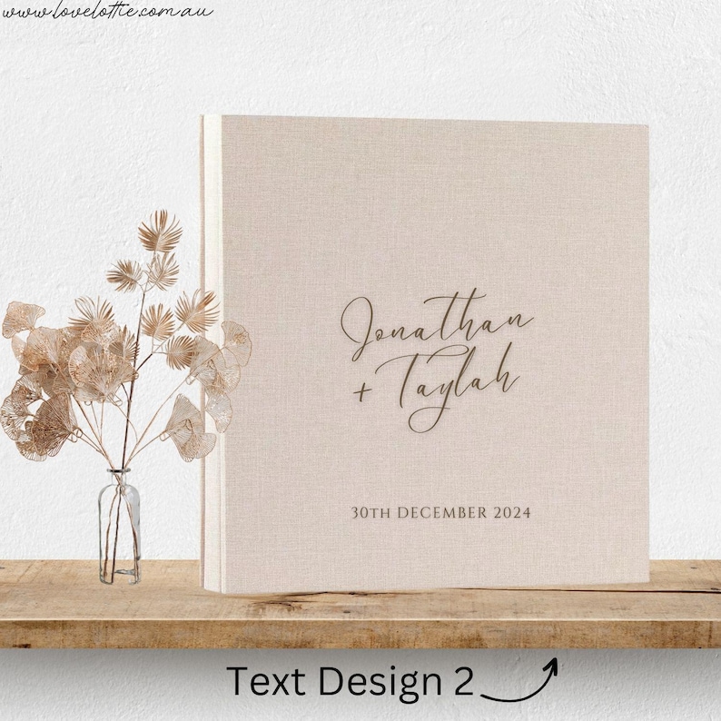 Personalised Wedding Photo Album