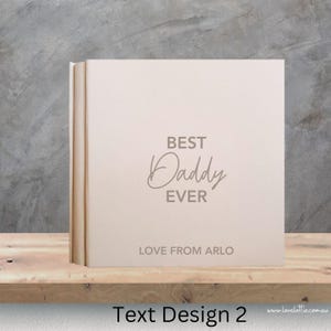 Regalo personalizado para el día del padre, aventuras con papá, regalos personalizados para papá, regalo de hija, álbum de recortes para papá, regalo para el día del padre