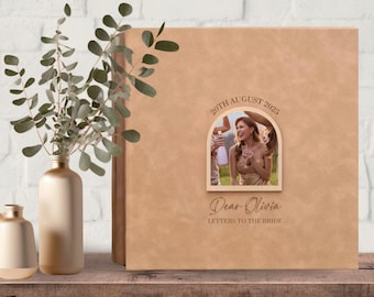 Letters To Bride Book, Bridesmaid Letters To The Bride, Letters To Bride Book Faux Leather, Bride Scrapbook, Notes To The Bride