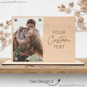 Personalisiertes Foto Geschenk, Valentinstag Geschenk Fotorahmen, maßgeschneiderte Paar Geschenk, Freund Geschenk, Freundin Geschenk Jahrestag Geschenk