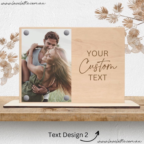 Cadre Photo Personnalisé En Forme De Cœur Avec Veilleuse – Cadeau Romantique Pour Couple, Anniversaire, Saint-Valentin – Acrylique, Texte Et Photo Personnalisables - 12