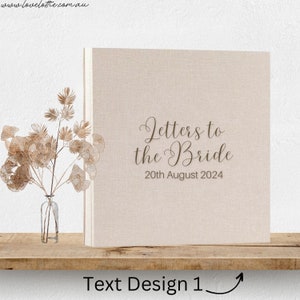 Cartas a la novia, Libro de regalo de despedida de soltera de la fiesta nupcial a la novia, Regalo de boda de recuerdo, Consejos para la futura novia