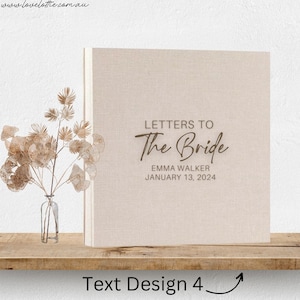 Libro de cartas a la novia, álbum de recortes para despedida de soltera, álbum de recortes para despedida de soltera, libro para la futura novia, libro de visitas con fotos, regalo personalizado para la futura novia