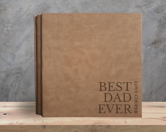 Personalized Fathers Day Gift, Adventures with daddy, Personalized Gifts for Dad from Daughter Gift from Kids Dad scrapbook Fathers Day Gift