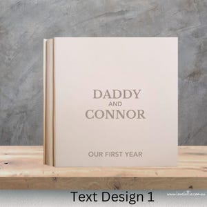 Personalised Memory Book - Father's Day Gift - Keepsake Book - Adventure Book - Scrapbook - Birthday Gift For Him - Grandad Gift