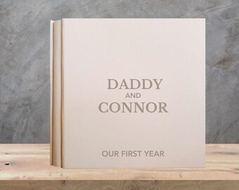 Personalised Memory Book - Father's Day Gift - Keepsake Book - Adventure Book - Scrapbook - Birthday Gift For Him - Grandad Gift