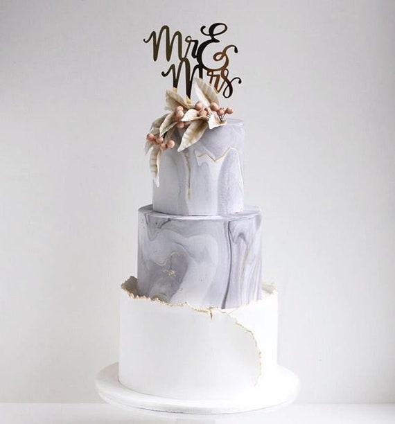 Decorazione per torta in stile rustico, motivo: Mr & Mrs con brillantini dorati per coppie, nome personalizzato, data per matrimonio, fidanzamento, decorazione per torte, regali per matrimonio