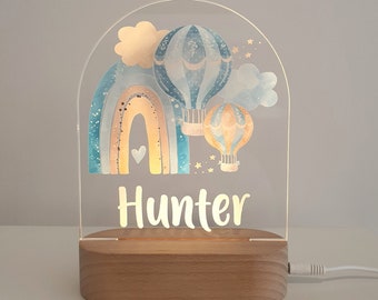 Personalised Night Light Baby Gift - Custom Name Nursery Decor Night Light - 1st Birthday Gift -  Baby boy gift - Baby Girl Gift