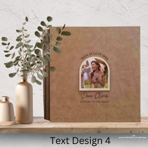 Letters To Bride Book, Bridesmaid Letters To The Bride, Letters To Bride Book Faux Leather, Bride Scrapbook, Notes To The Bride