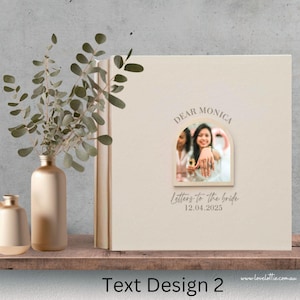 Letters to the Bride Book, Bridal Shower Scrapbook, Hen Party Scrapbook, Bride to be Book, Photo Guest Book, Personalised Bride To Be Gift