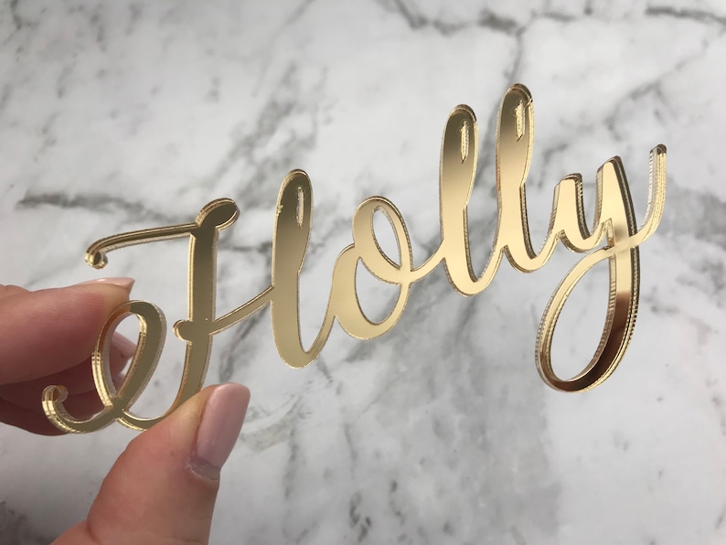 Custom Name Tag Place Cards Personalised Wood Name Cards Acrylic Laser Cut Place Setting