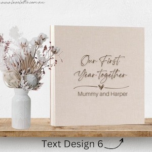 Personalisiertes erstes Muttertagsfotoalbum - Muttertagsgeschenk der Tochter von Tochter - Geschenk für Mama - 1. Muttertag