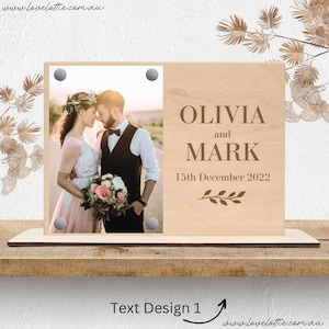 Personalised Wedding Gift for Couple, Personalized Wedding Picture Frame, Personalized Wedding Gifts, Gifts for Couple, Custom Wedding Frame