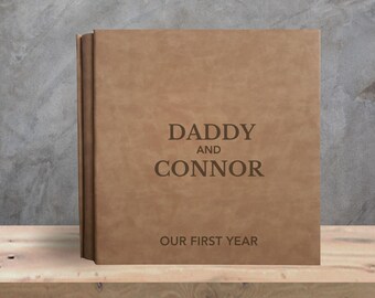 First Father's Day adventure scrapbook 1st Father's Day Gift from Baby Personalized First Father's Day 2025