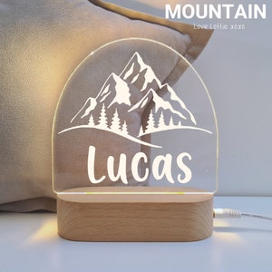 Personalised Night Light Baby Gift - Christmas Gift - Custom Name Nursery Decor Light - 1st Birthday Gift -  Baby boy gift - Baby Girl Gift