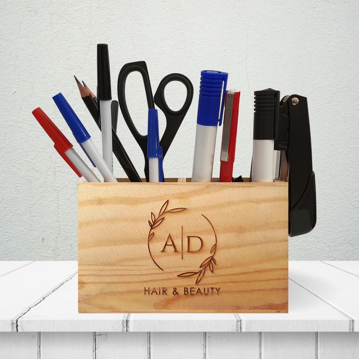 Porte-stylos Autocollants En Silicone – Lot De 5, Couleurs Assorties, Dos Adhésif – Pour Bureau, école, Voiture, Frigo