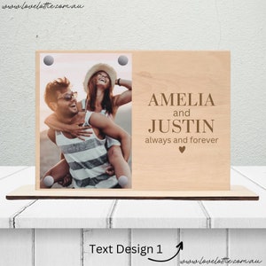Custom Valentines day gift for Boyfriend Personalised Couple photo Gift for Her for First Wedding Anniversary Gift for Husband Wife Love