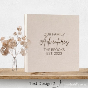 Personalisiertes Familienfotobuch Geschenk, Familienandenken Fotoalbum, Fotobuch für Familienerinnerungen, Hochzeitsgeschenk, Jahrestagsgeschenk, Paargeschenk