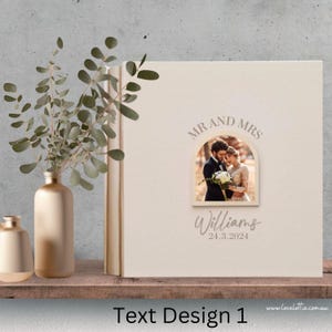 Personalised Guest Book or Photo album, Custom Wedding Reception Guestbook, Signing Book, Engagement Party Photo Book, Polaroid Photo album