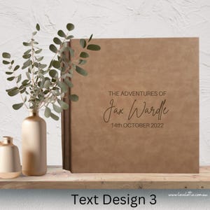 Traditional Book Baby Photo Album. Album for Newborn Gift, Photo Book for Toddler Gift, First Birthday Gift, Baby Girl Baby Boy Baby Shower