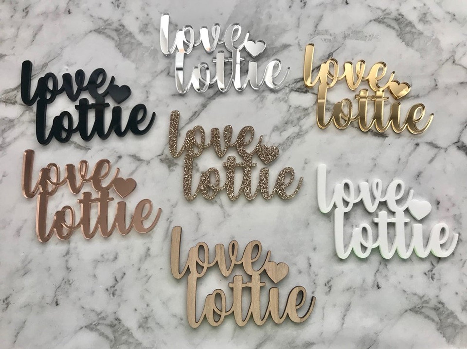 Many Toppers Personalised Birthday Cake Topper - Any CUSTOM NAME & AGE Birthday Cake ...