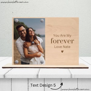 Custom Valentines day gift for Boyfriend Personalised Couple photo Gift for Her for First Wedding Anniversary Gift for Husband Wife Love
