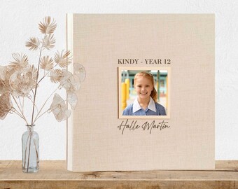 Pre K zum Abschluss Schule Bilderrahmen Album, Schuljahre Fotoalbum Rahmen, personalisierte Grundschule Fotoalbum, Senior Bild Geschenk
