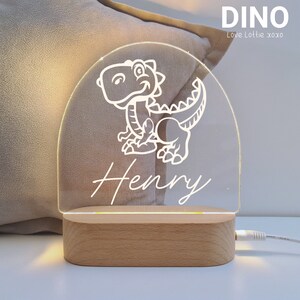 Personalised Night Light Baby Gift - Christmas Gift - Custom Name Nursery Decor Light - 1st Birthday Gift -  Baby boy gift - Baby Girl Gift