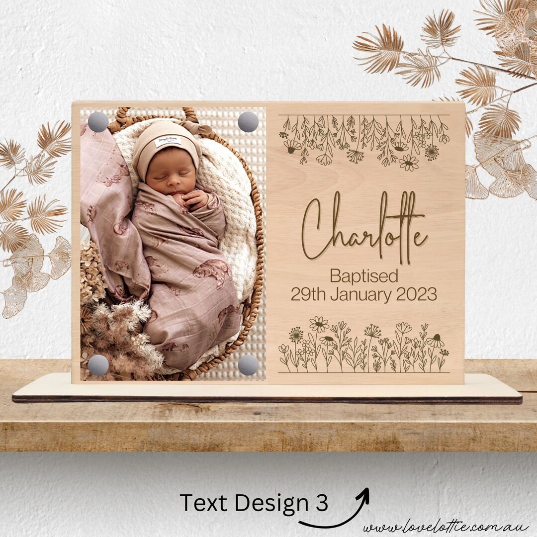 Personalised Baby Baptism Gift, Baptism Gifts for Godson, Christening Gift Goddaughter