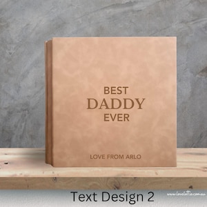 Regalo personalizado para el día del padre, aventuras con papá, regalos personalizados para papá, regalo de hija, álbum de recortes para papá, regalo para el día del padre