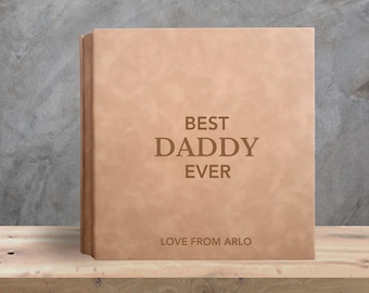 Personalized Fathers Day Gift, Adventures with daddy, Personalized Gifts for Dad from Daughter Gift from Kids Dad scrapbook Fathers Day Gift