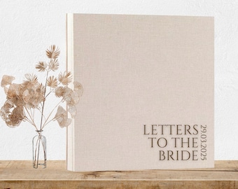 Letters to the Bride Book, Bridal Shower Scrapbook, Hen Party Scrapbook, Bride to be Book, Photo Guest Book, Personalised Bride To Be Gift