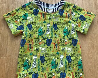 T-shirt with cute monsters