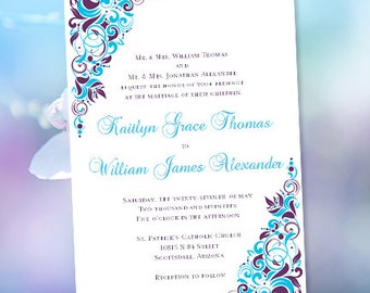 diy save the date cards kaitlyn navy coral full etsy