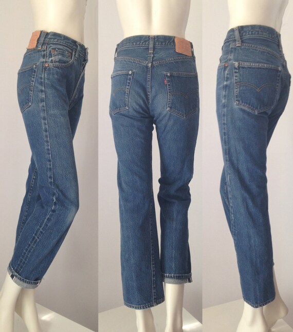 vintage high waisted levi jeans