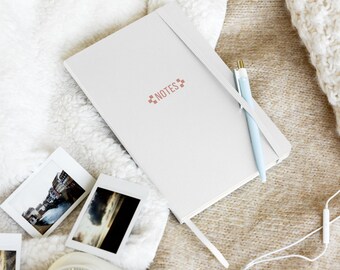 Modern Hardcover bound notebook | Minimalist Notebook | Friend Gift Notebook | Notes Notebook | Boho Notebook