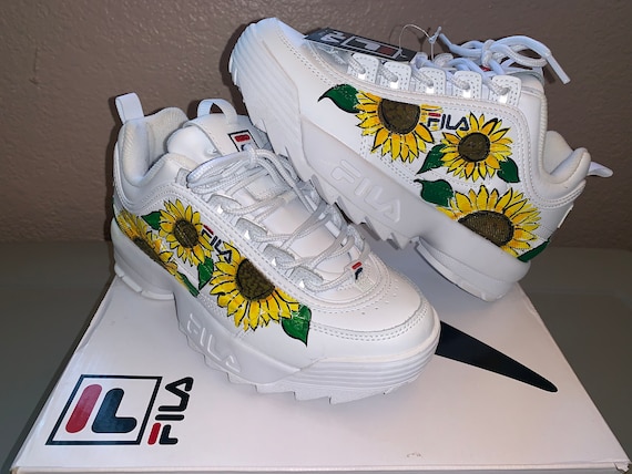Custom fila sneakers sale