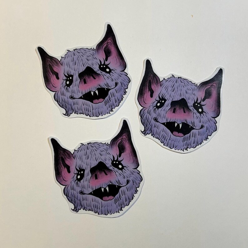 Batty Sticker - Etsy