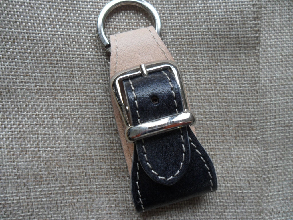 Shaped Keychain Belt Leather Colorful and Natural - Etsy