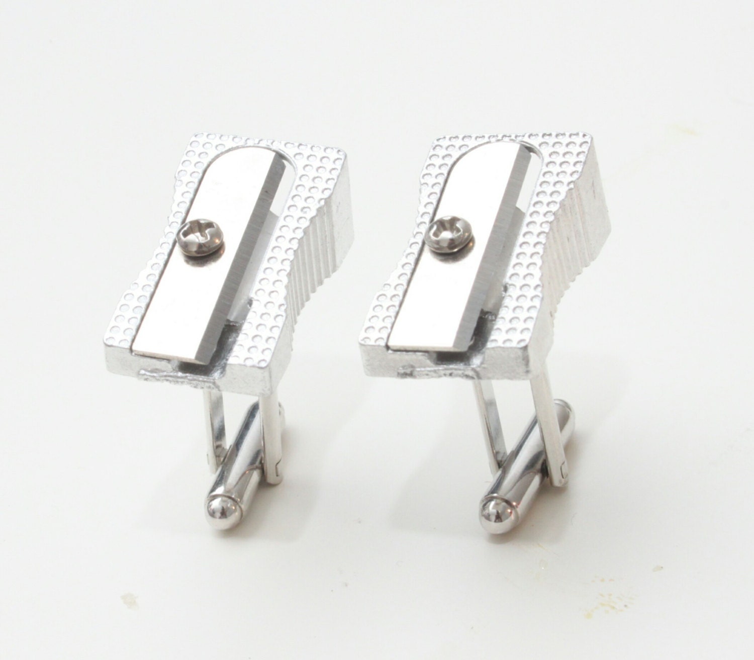 Completely Unique Pencil Sharpener Cufflinks Etsy