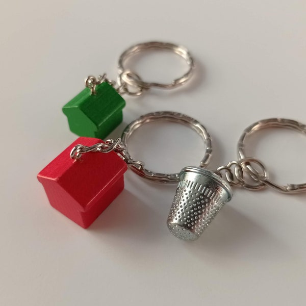 Monopoly Token Keyring - Choice of tokens