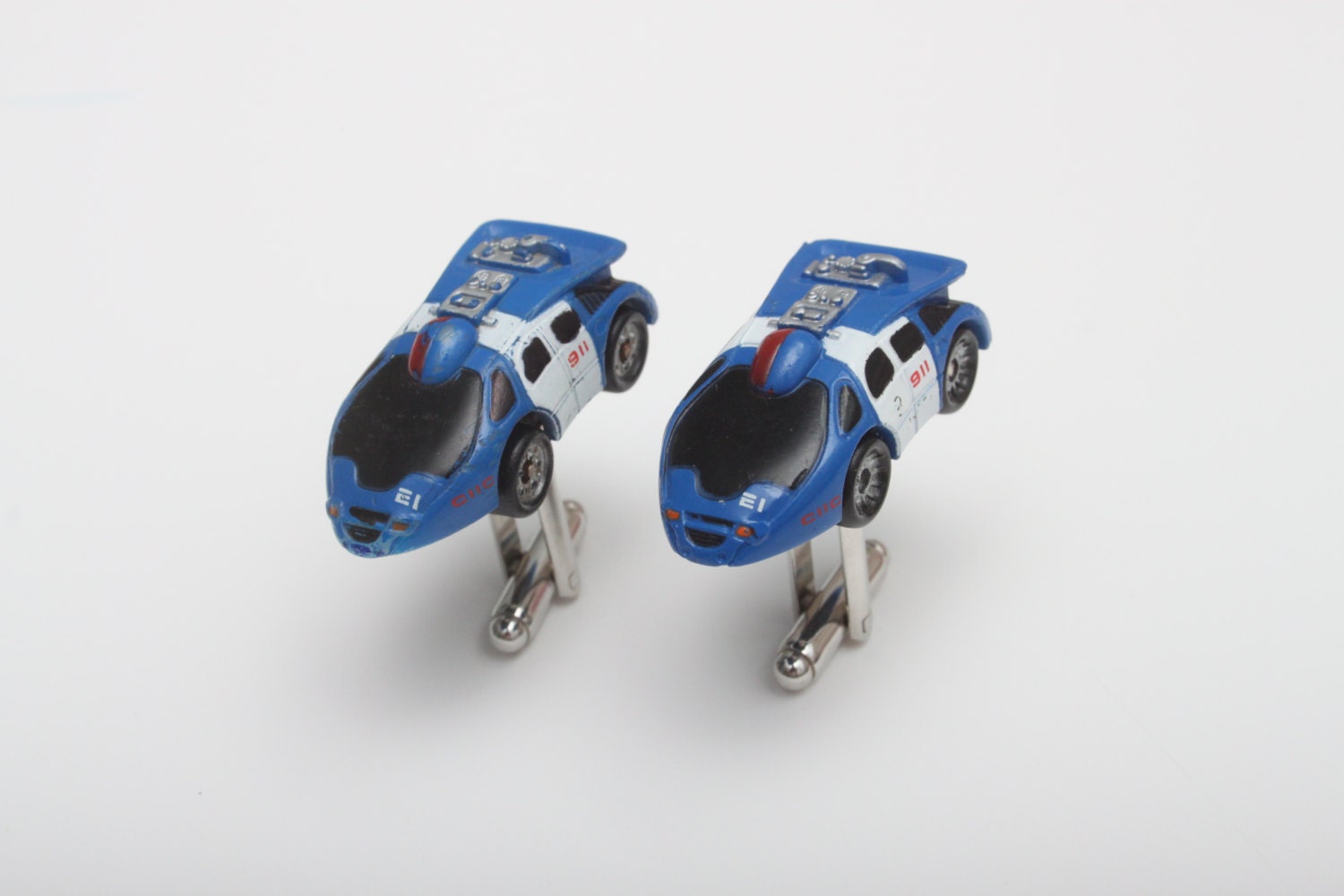 Retour Vers Le Futur Voiture De Police Micro Machine Boutons Etsy France