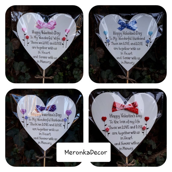 Graveside Memorial My Wife Remembrance Heart Ornament