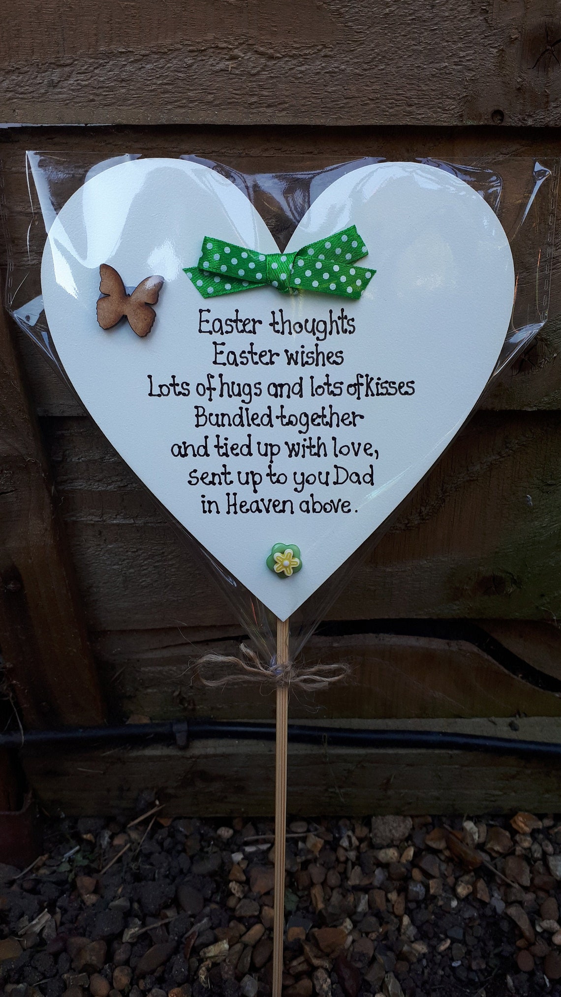Easter Grave Ornament Funeral Waterproof Handmade Etsy
