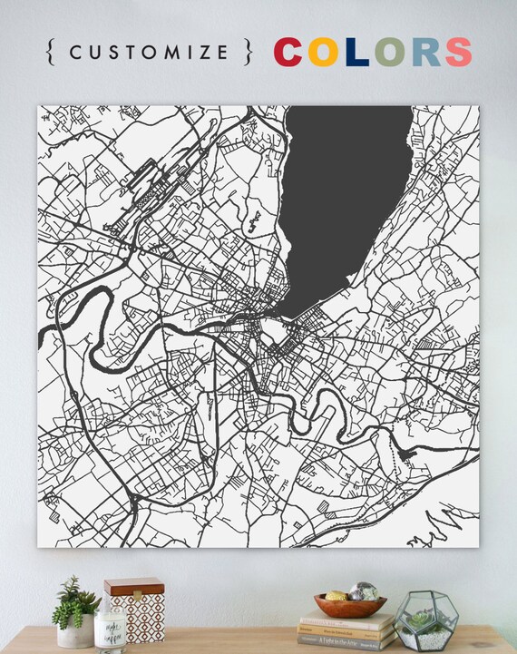 Map Of Geneva Large Canvas City Maps Street Vintage - Wall Art City Maps Map Of Geneva Large Canvas City Maps Street Vintage - Wall Art City Maps