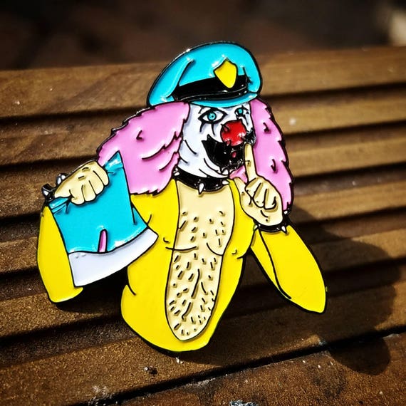 Dr Rockso Soft Enamel lapel pin metalacolypse