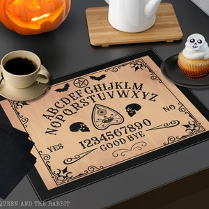 Custom Halloween Ouija Board Table Placemat