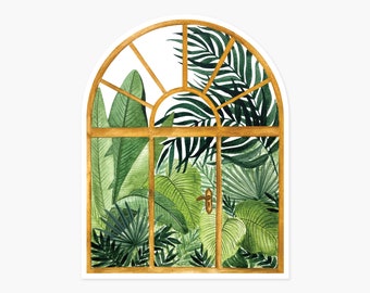 Glasshouse Clear Vinyl Sticker