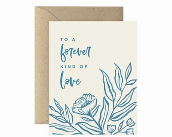 Forever Love | Wedding Greeting Card | Wedding Card | Congrats Greeting Card | Congrats Wedding Greeting Card