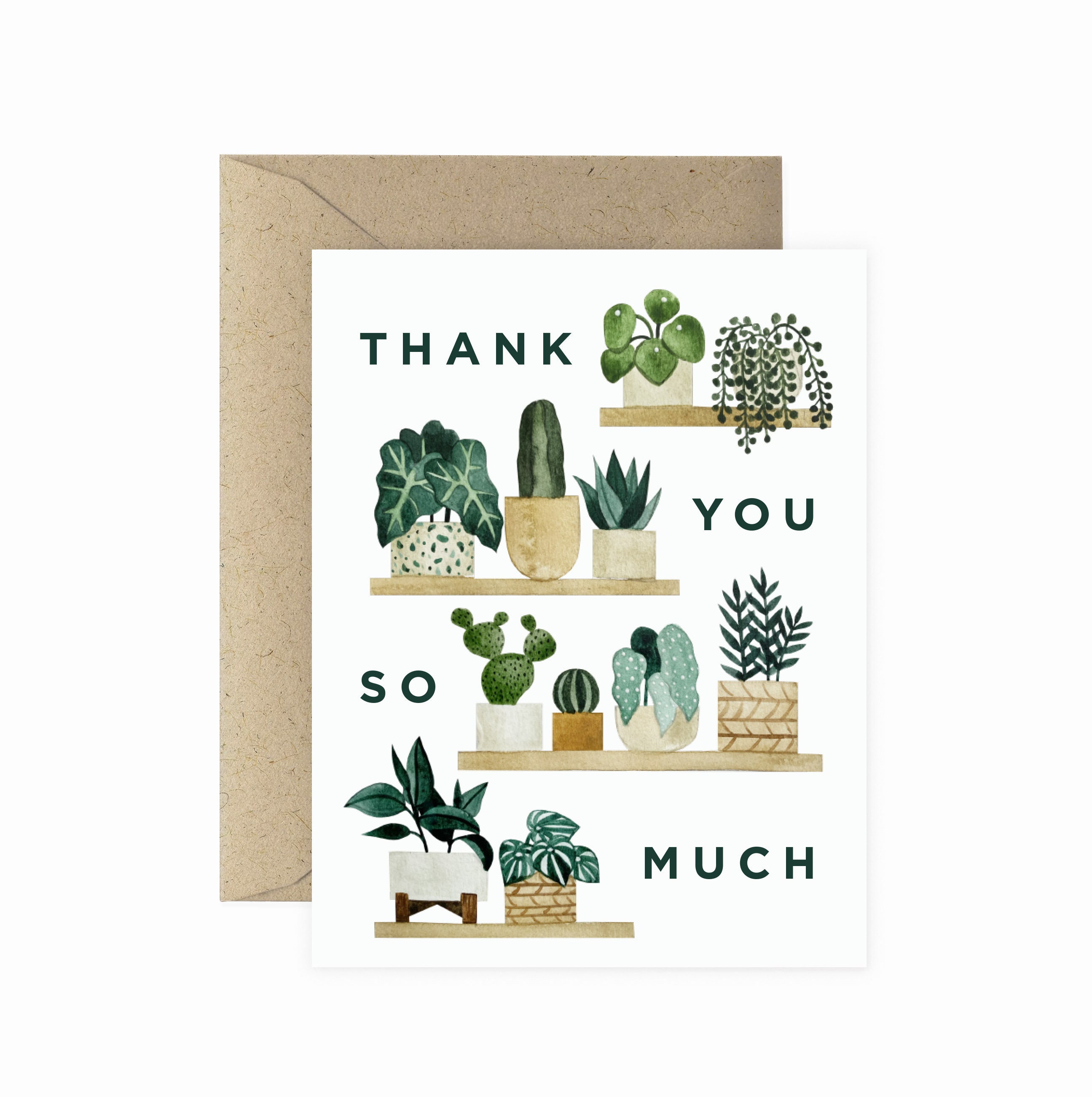 Thank You Card, Meme, Gif, Plant Lover Cards, Crazy Lady Gift